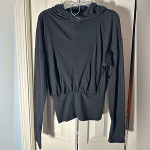 FP Movement by Free People Black hooded light weight Sweater